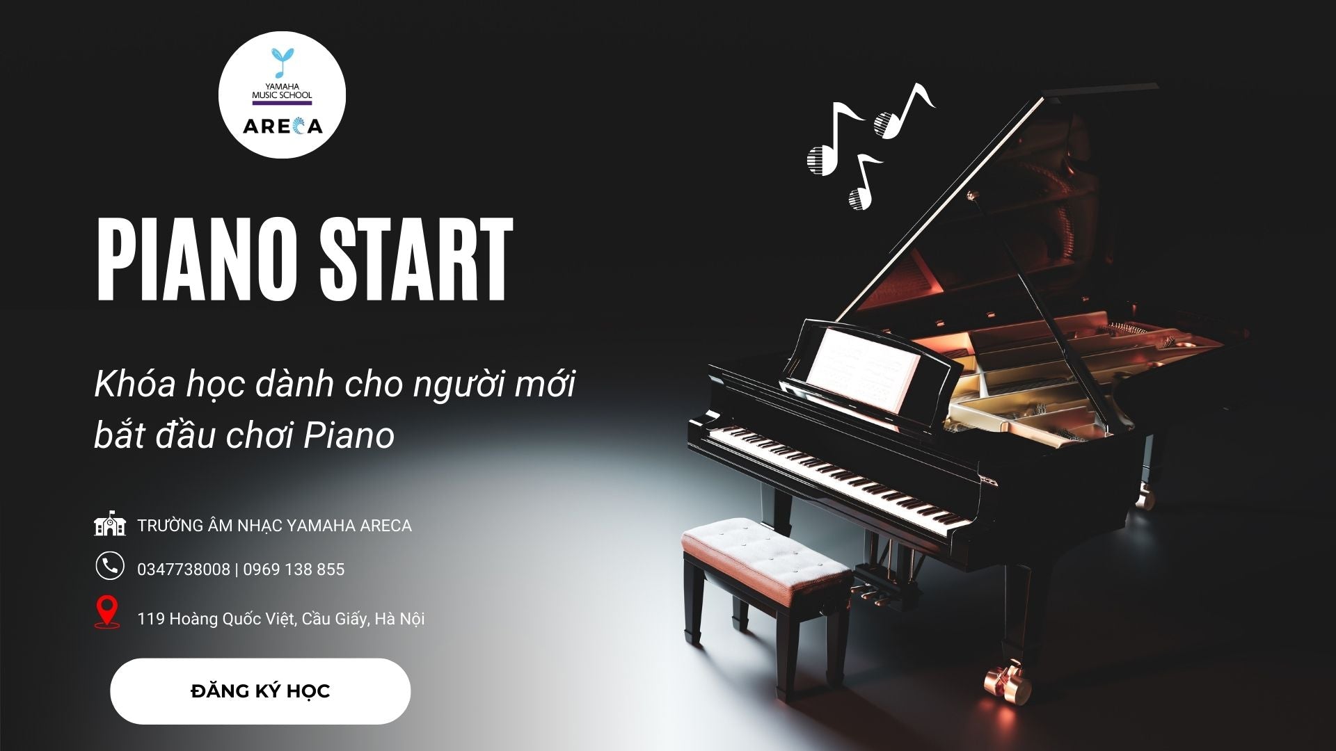 Khóa Học Piano Start | Trường Âm Nhạc Yamaha Areca